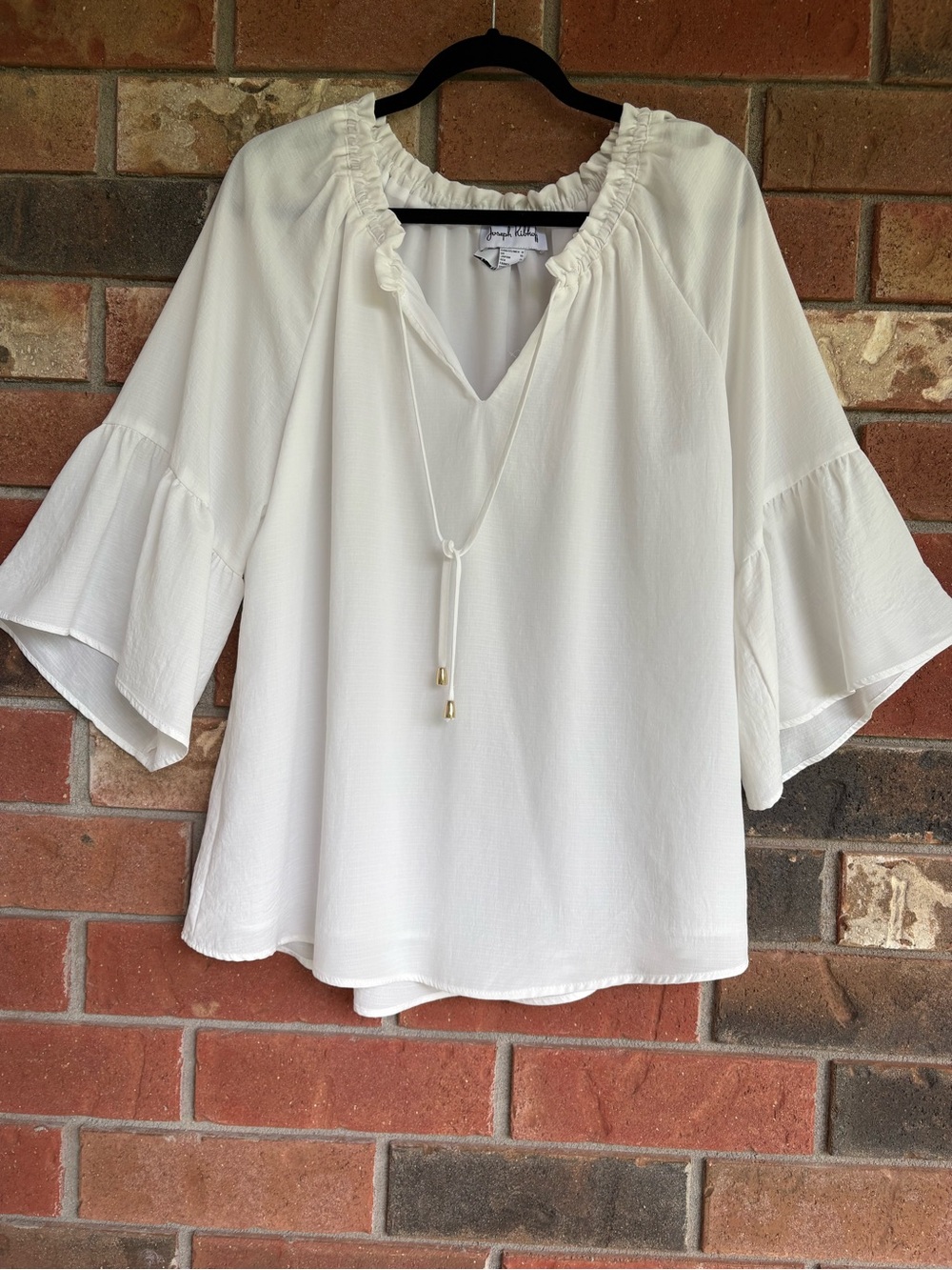 Joseph Ribkoff - 3/4 sleeve peasant top